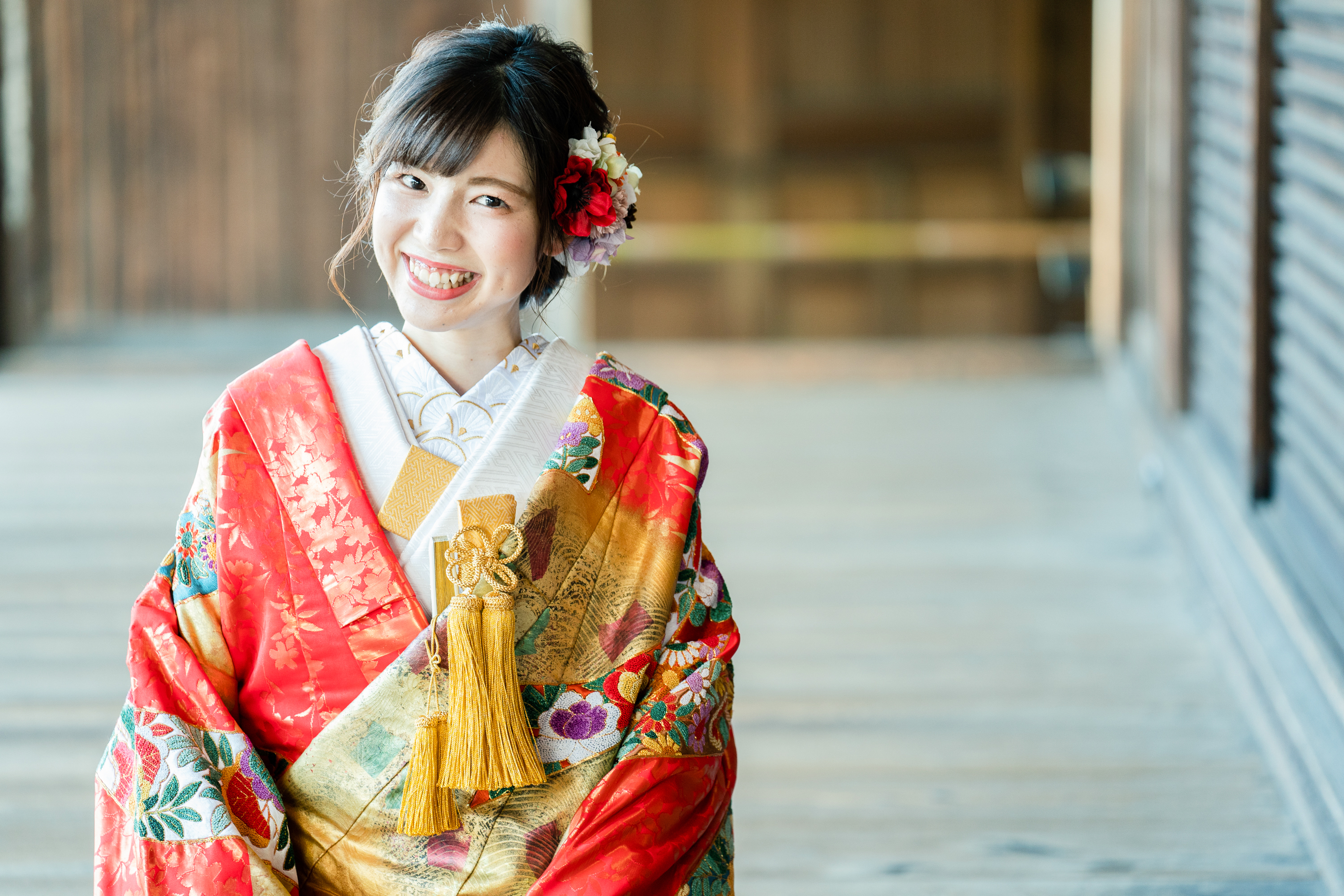 笑顔がキュートな新婦様