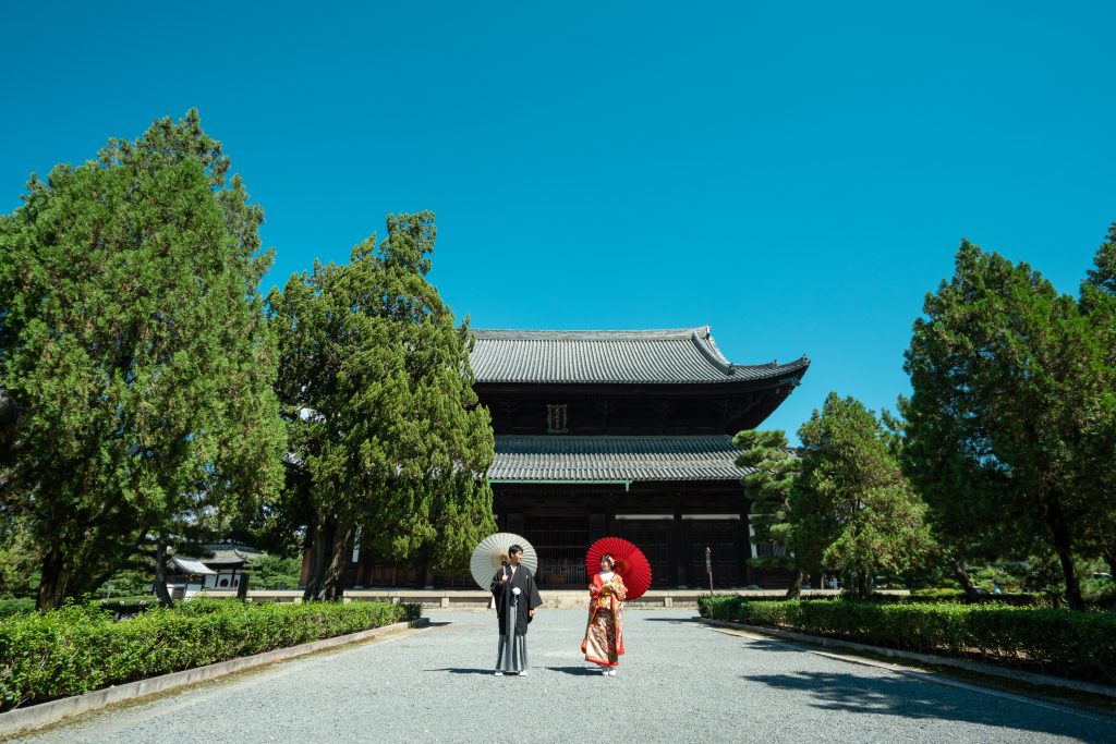 京都の東福寺、大伽藍