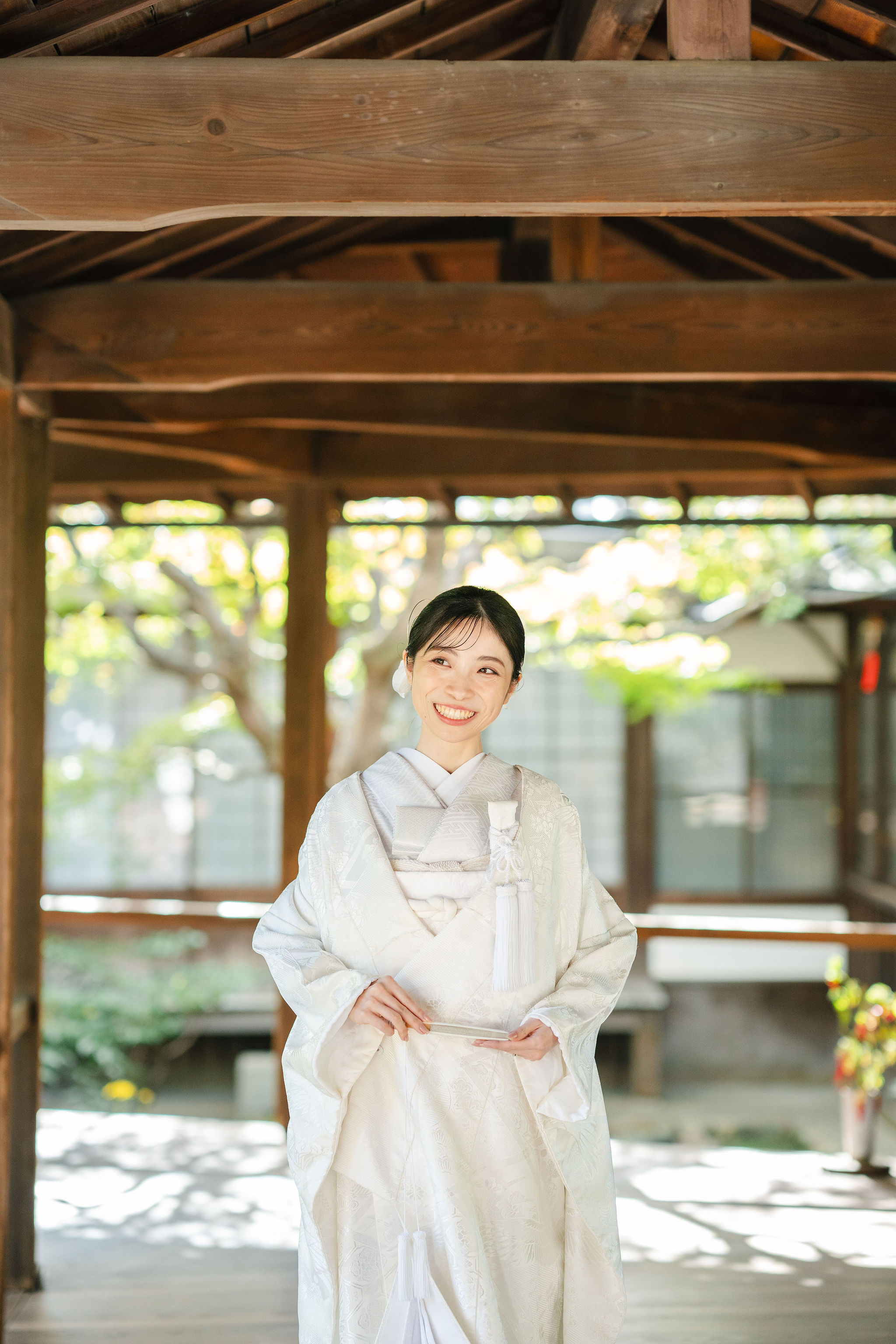 本法寺前撮りイメージ｜新婦ソロ