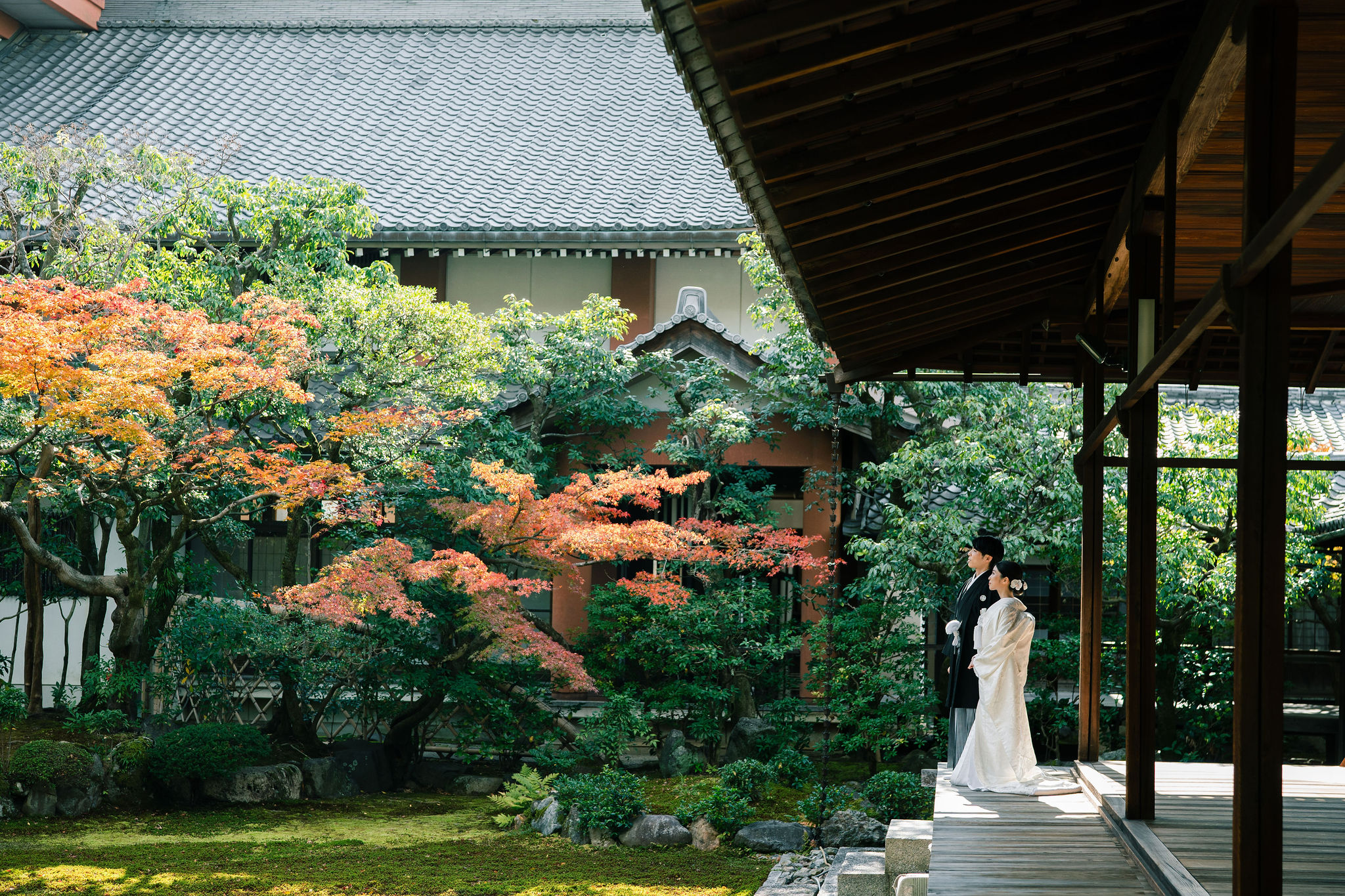 本法寺前撮りイメージ｜縁側にて