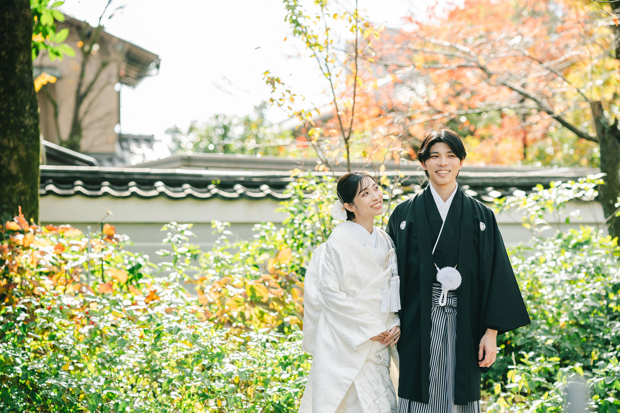 本法寺前撮りイメージ｜秋の境内