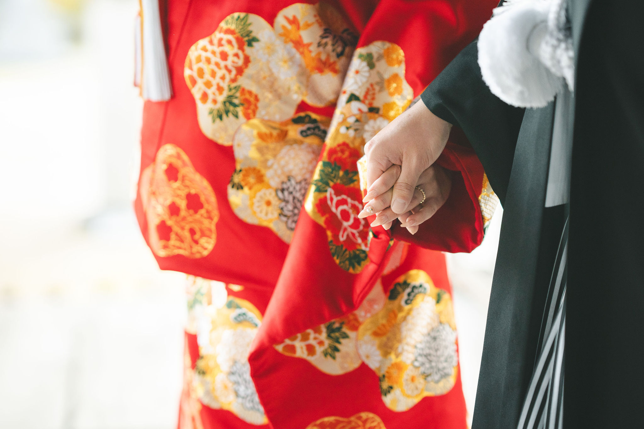 新郎新婦の手元写真