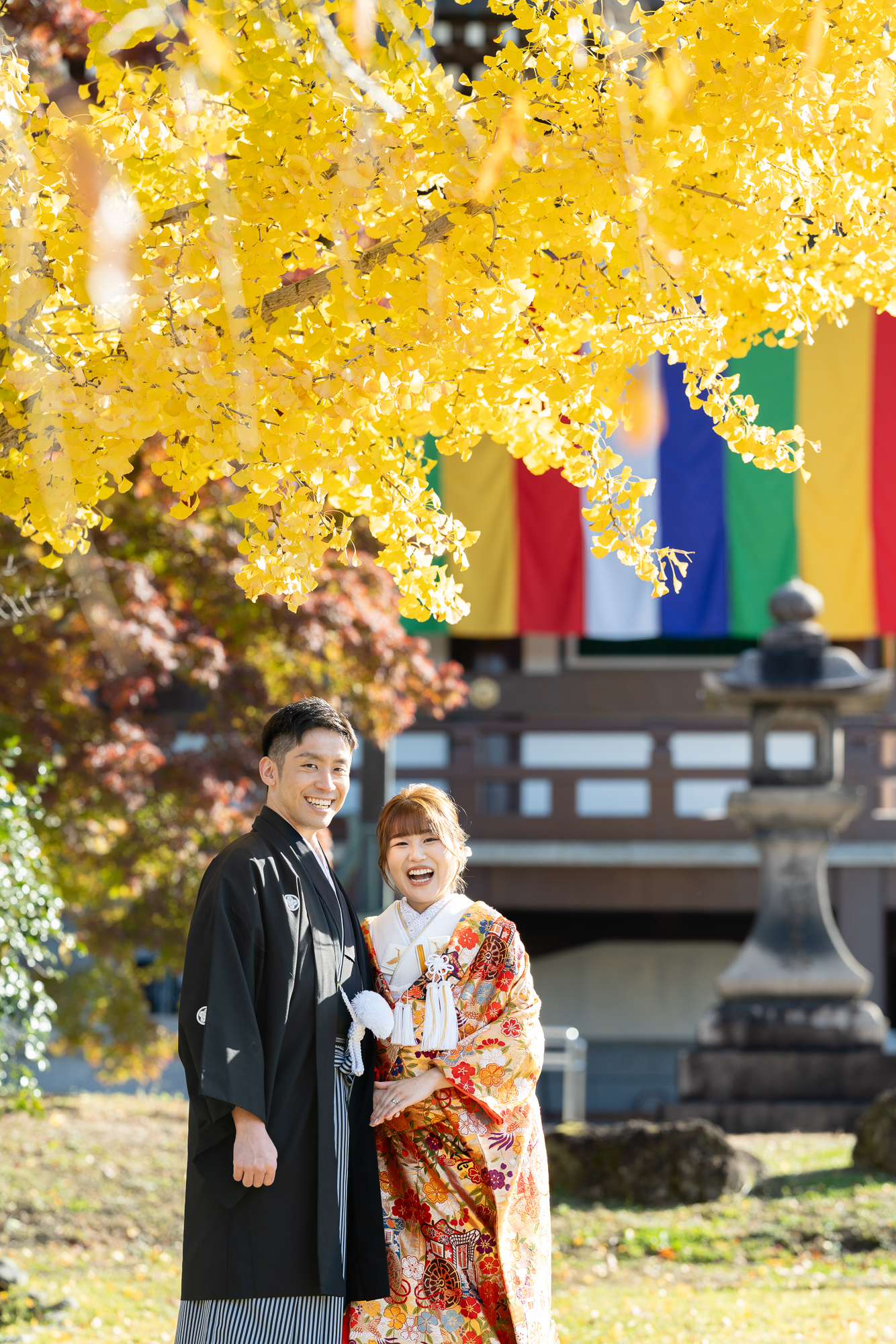 智積院の紅葉前撮りイメージ