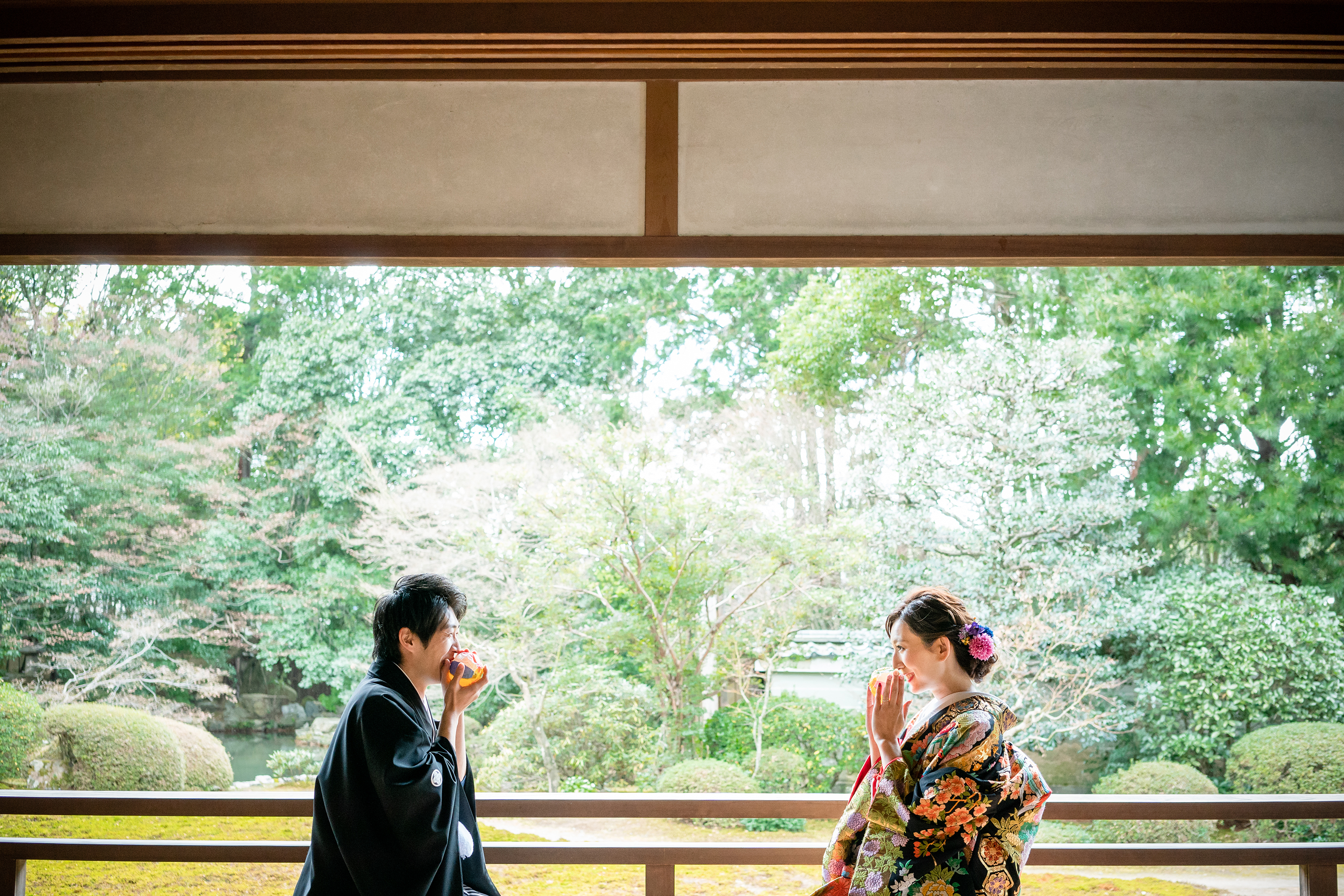 京都山科の随心院にて前撮りイメージ写真