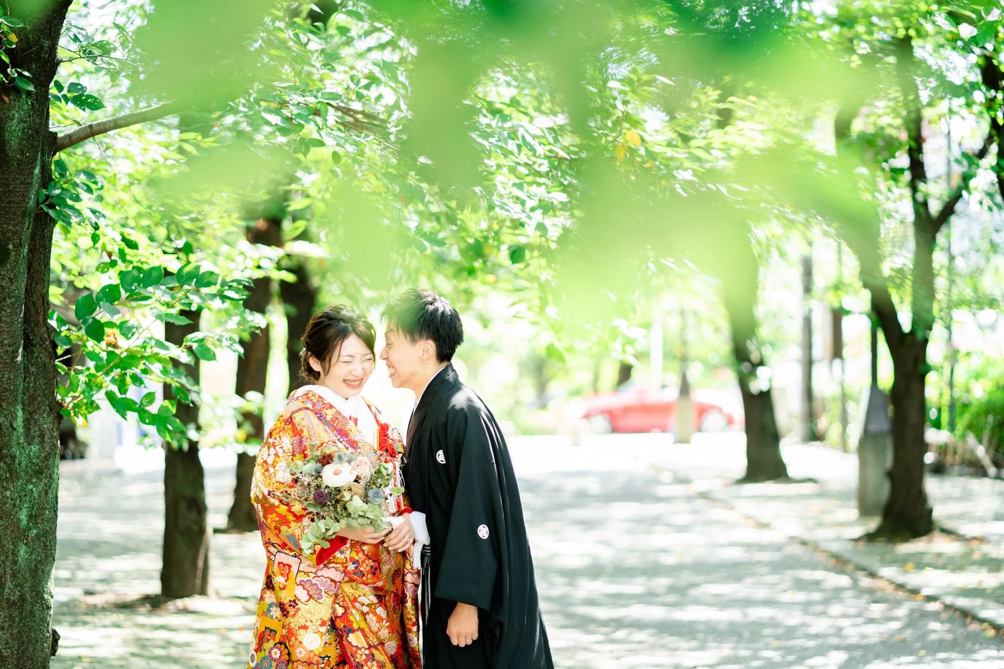前ボケありの写真