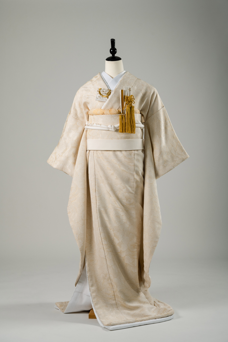 牡丹の柄の色掛下