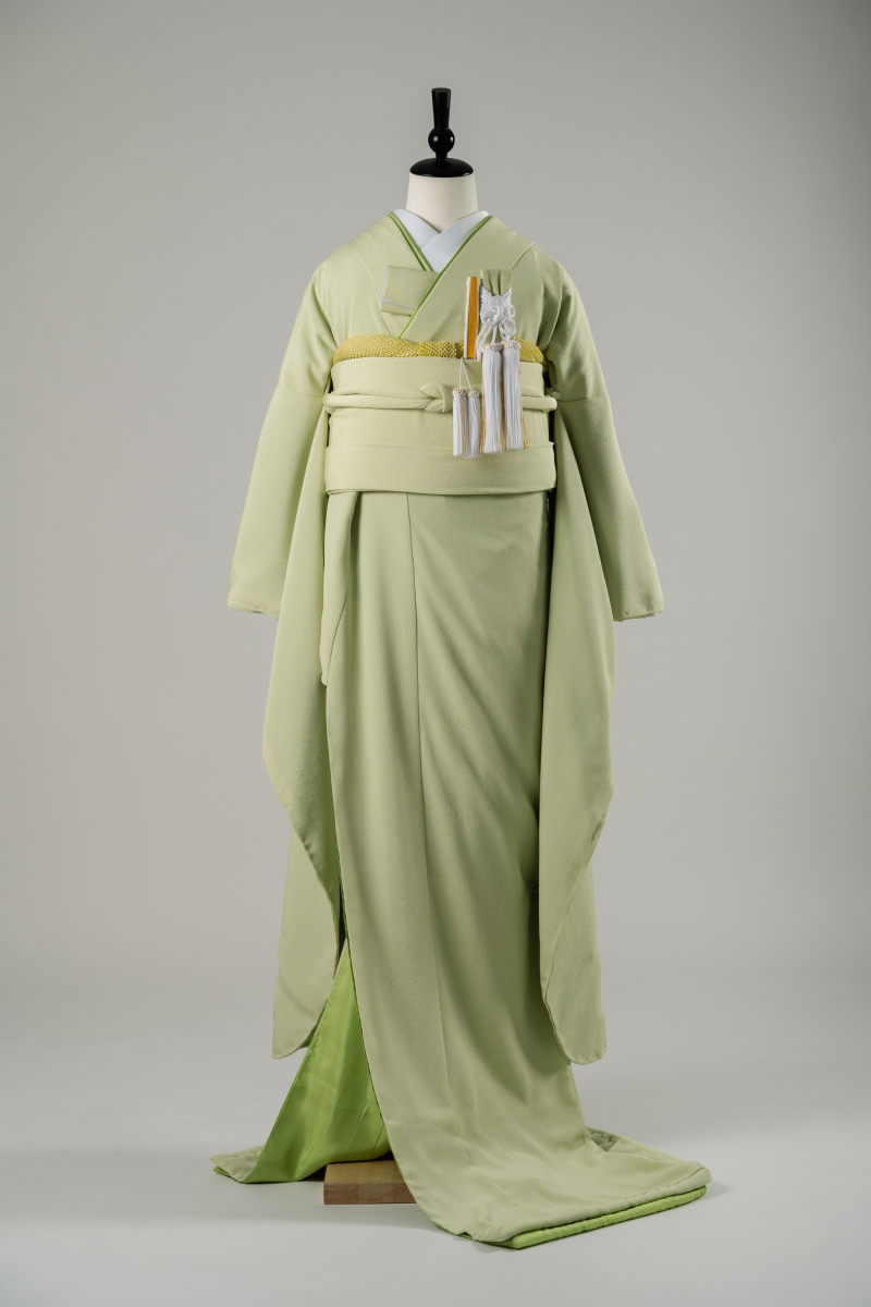 黄緑色（ひわ色）の色掛下