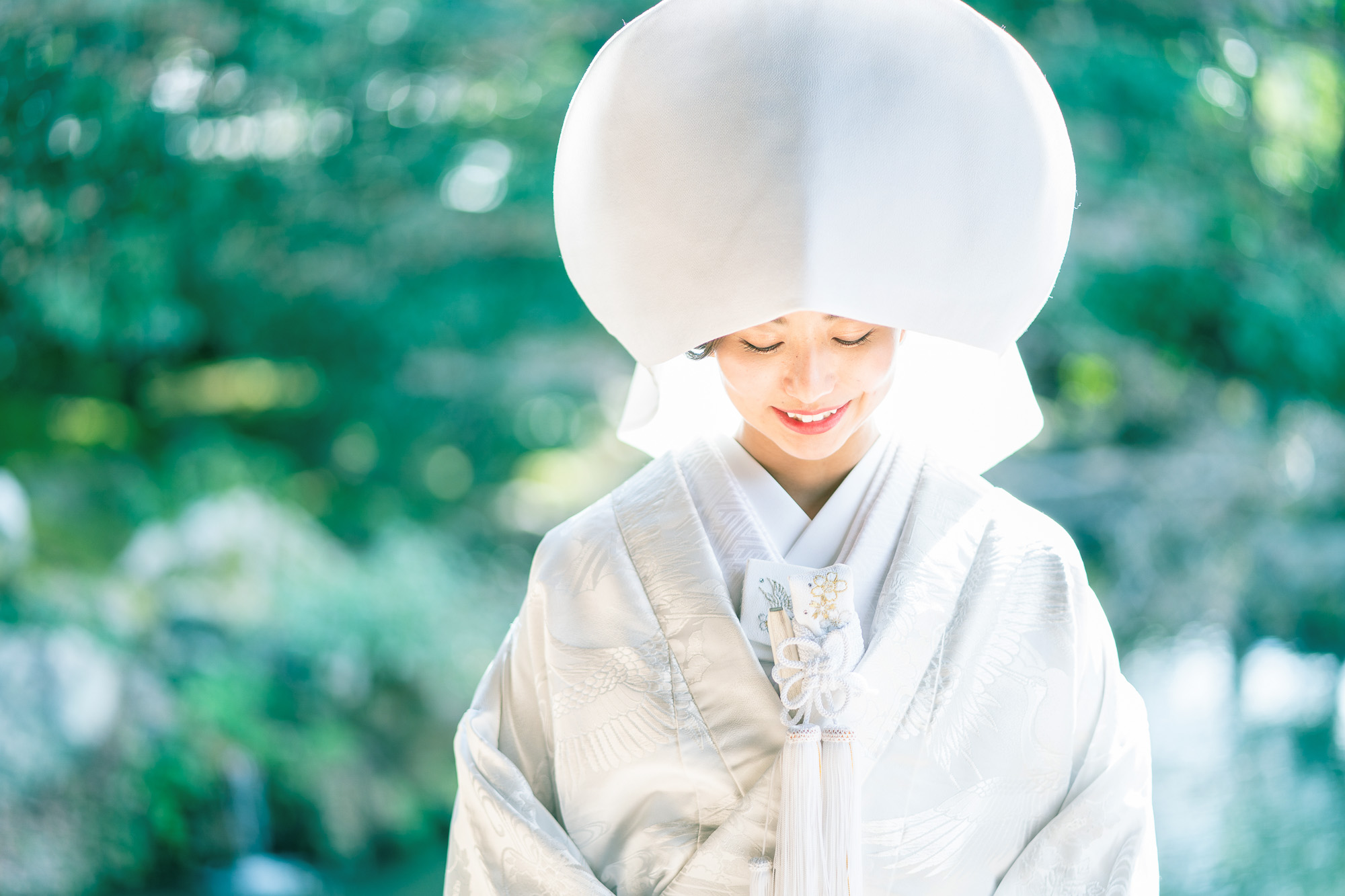 綿帽子と白無垢