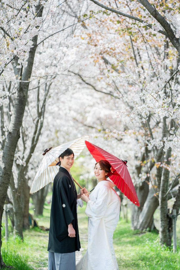 嵯峨野の桜と前撮り