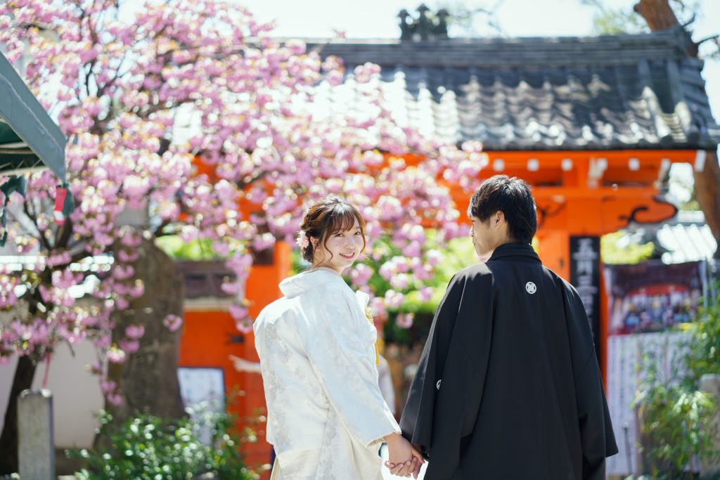 八坂庚申堂の八重桜