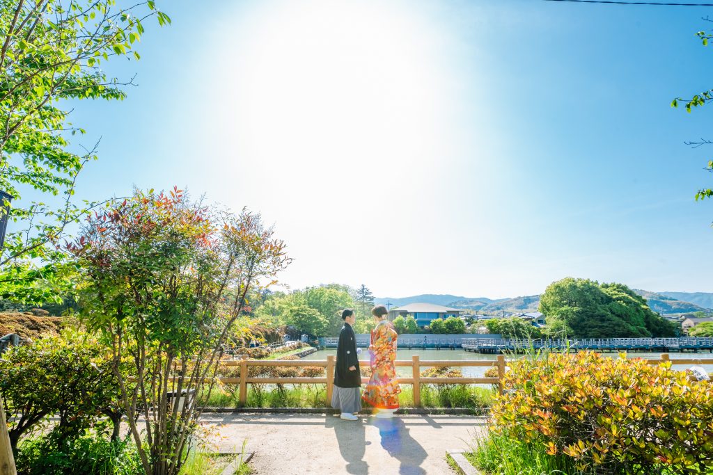 長岡天満宮で前撮り