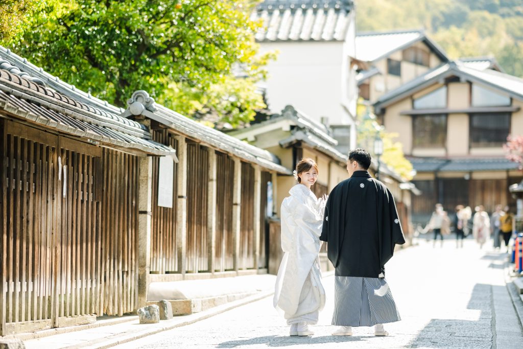 八坂の塔で前撮り