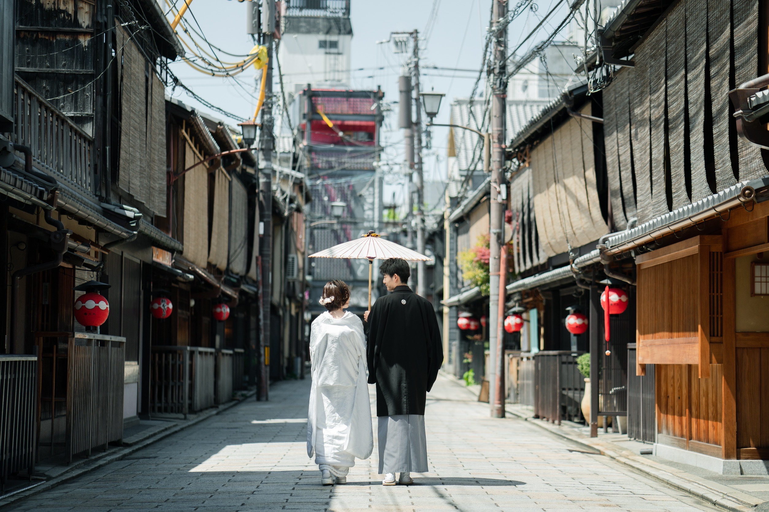 祇園新橋で和装前撮り