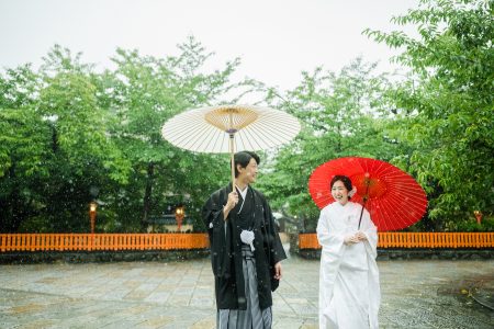 雨の日の前撮り