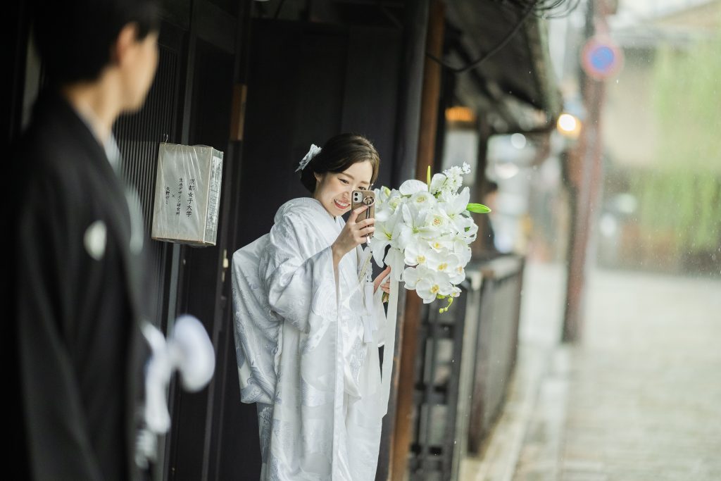 雨の日の前撮り
