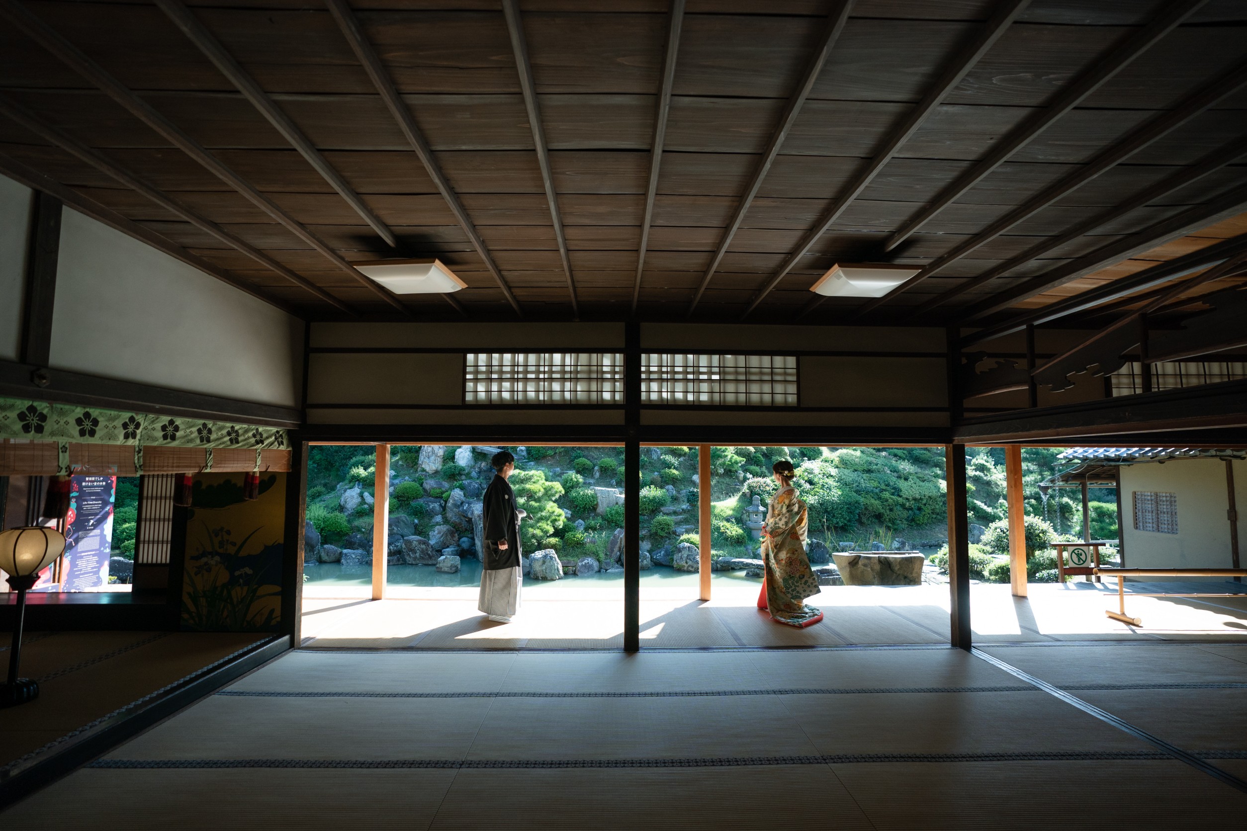 智積院・前撮りシルエット