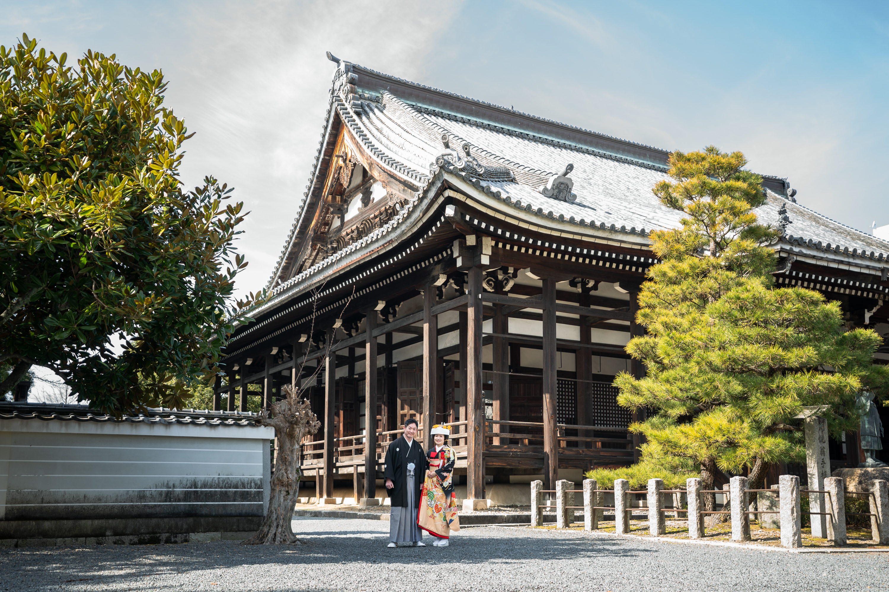本法寺　前撮り　境内