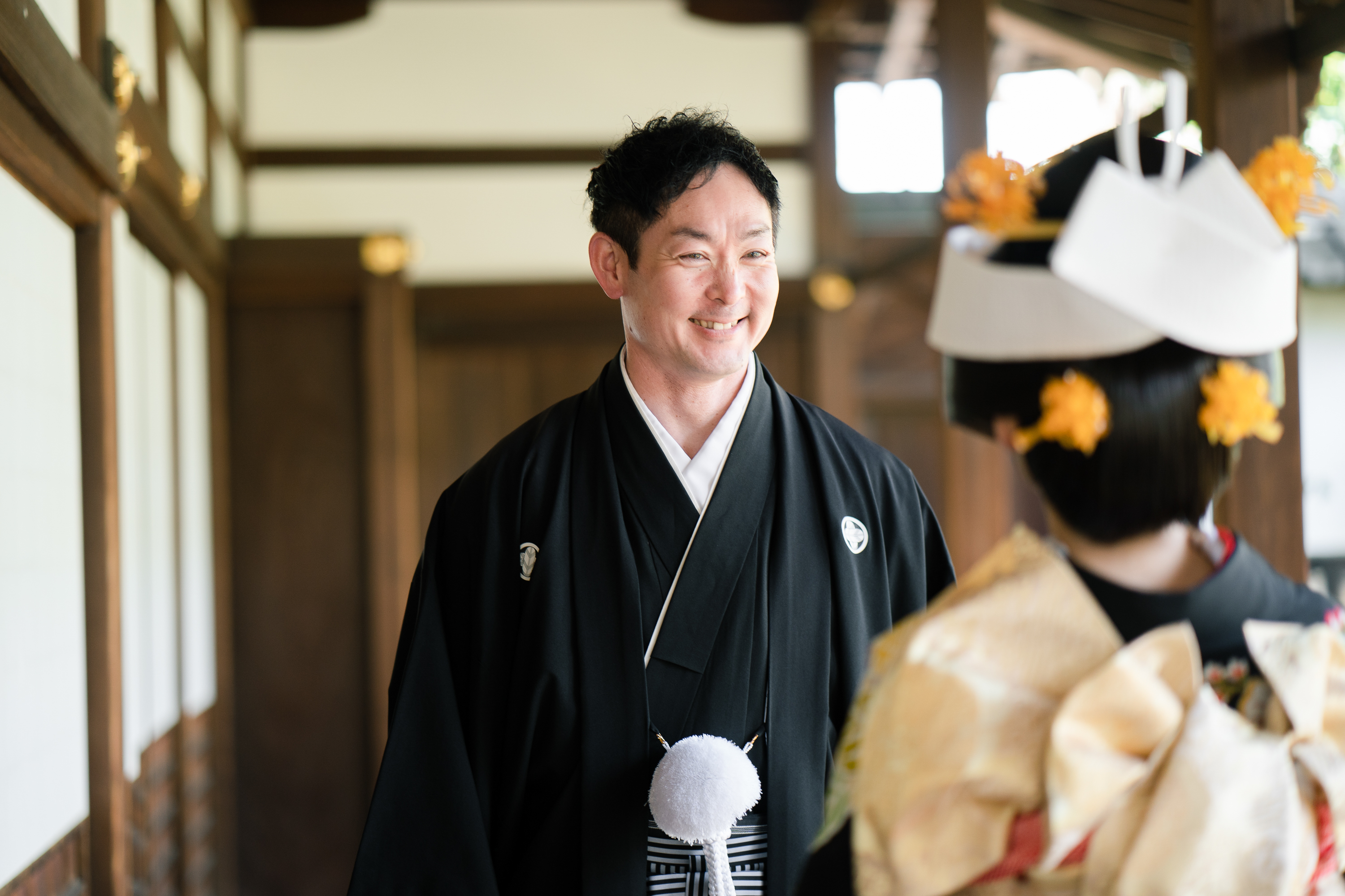 本法寺　前撮り　新郎様