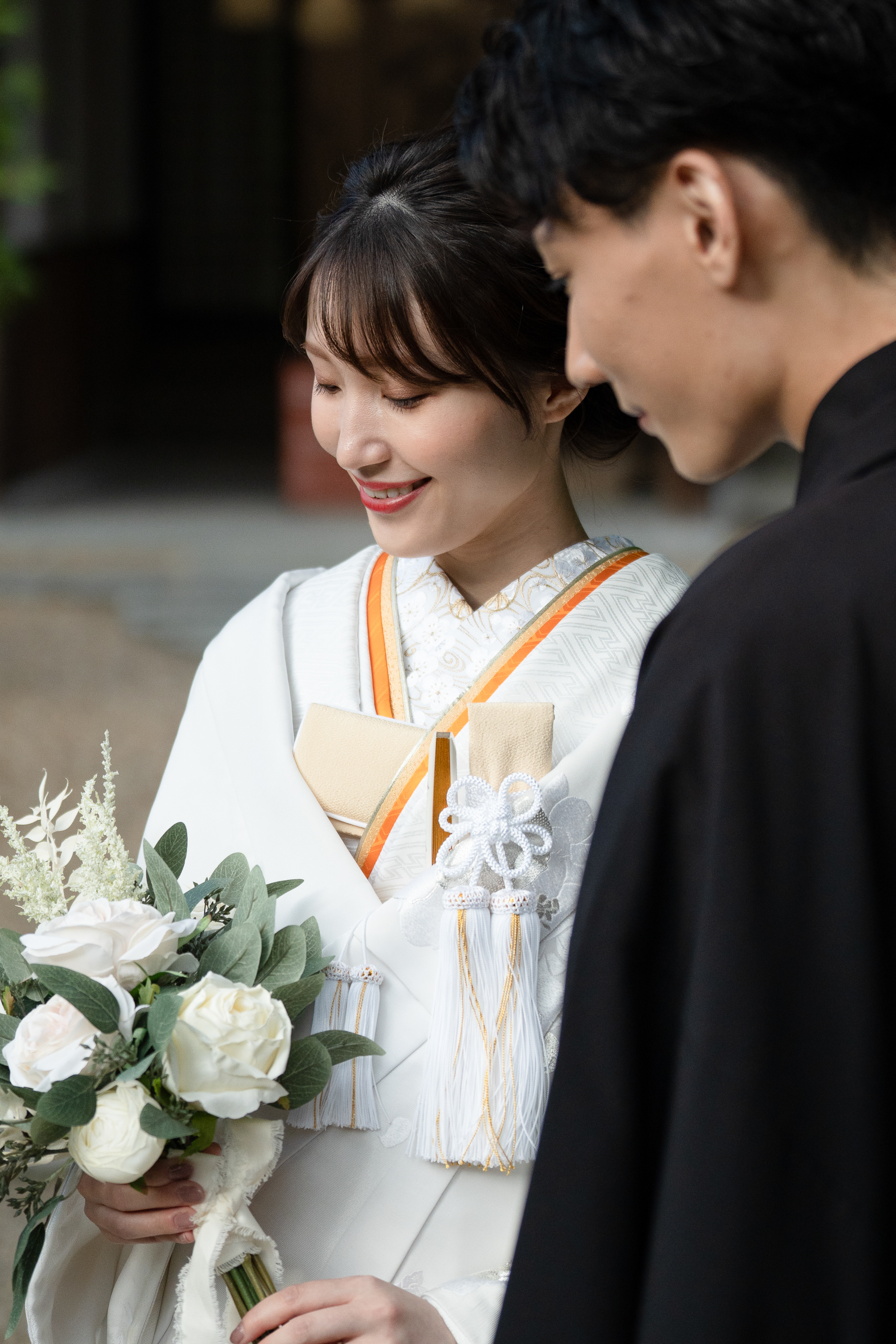 白無垢に重ね衿イメージ
