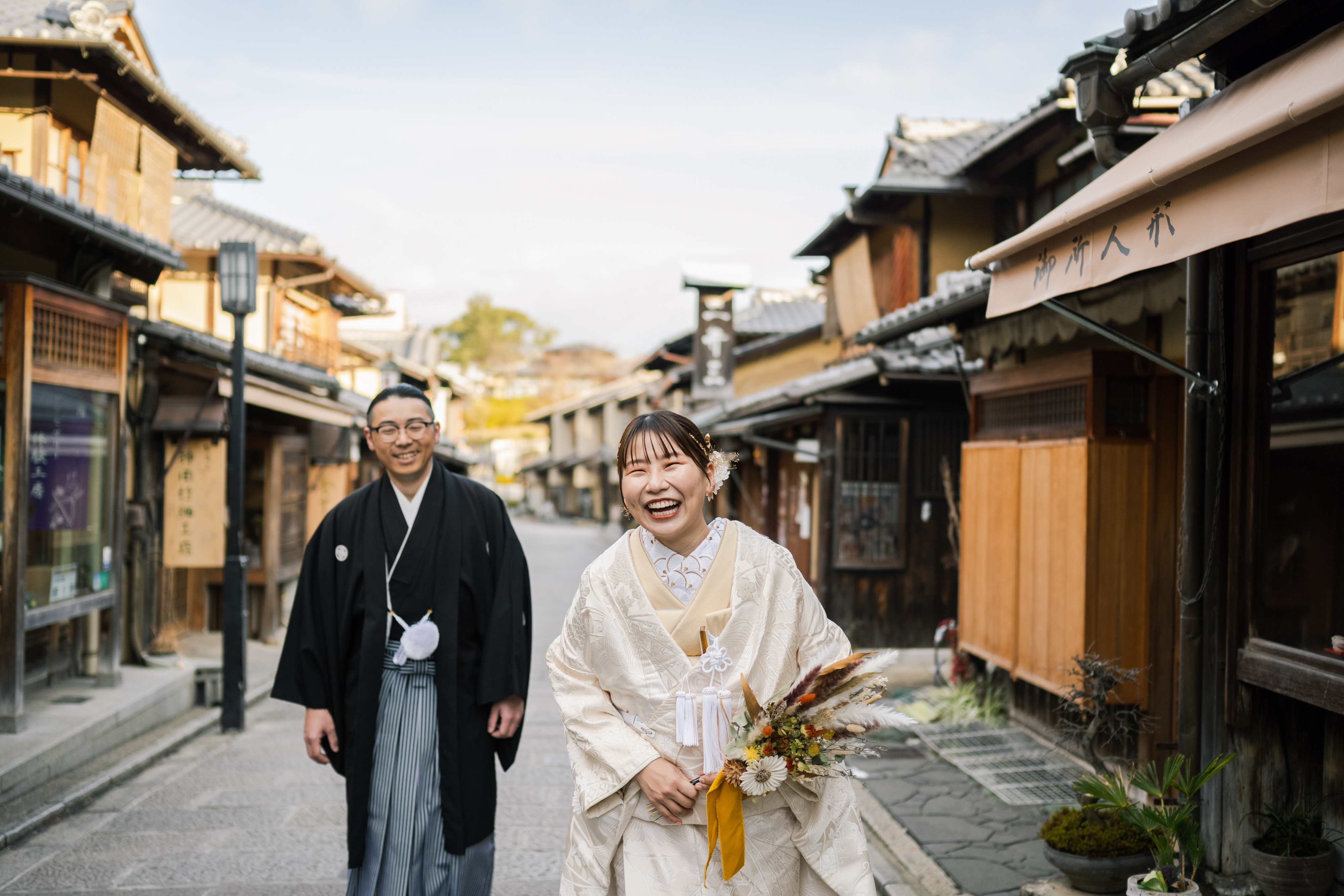 京都前撮り八坂の塔
