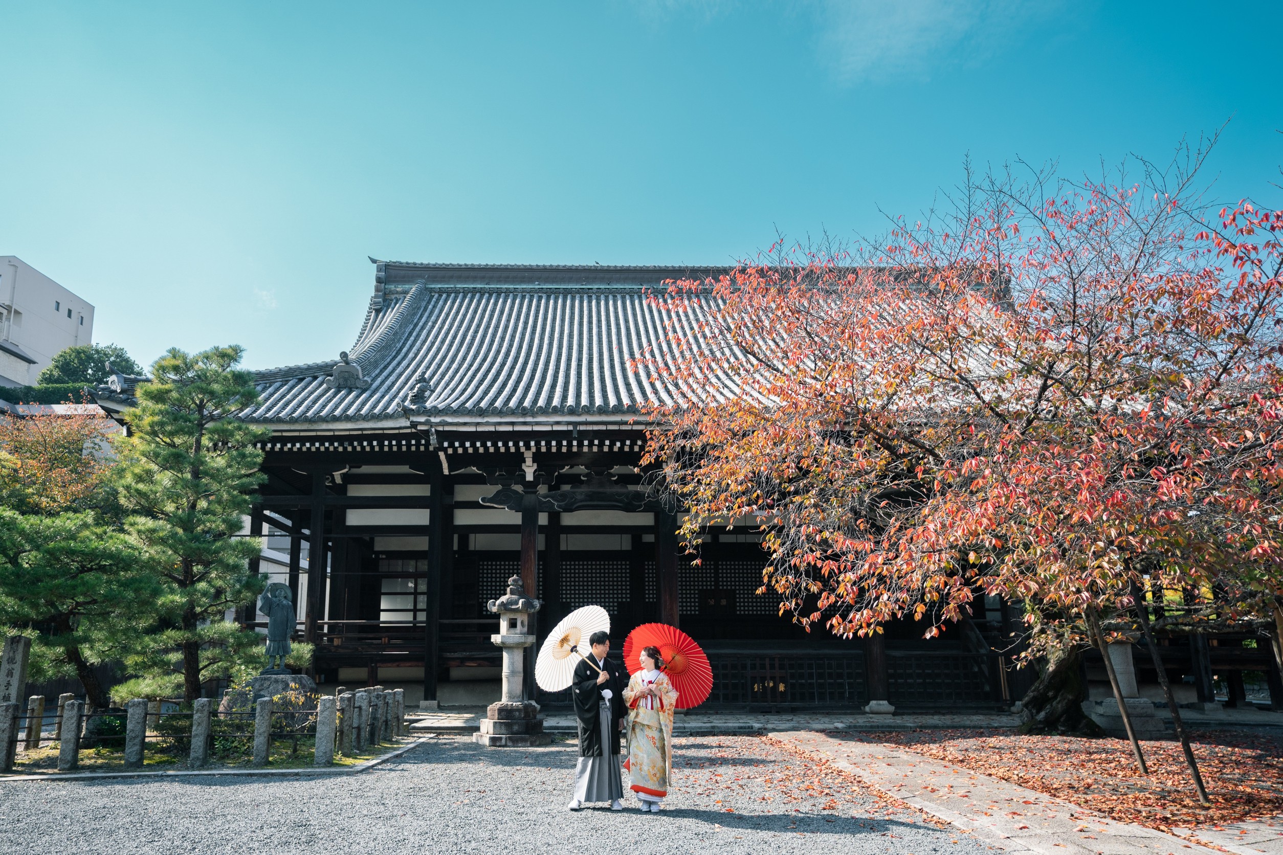 本法寺の境内