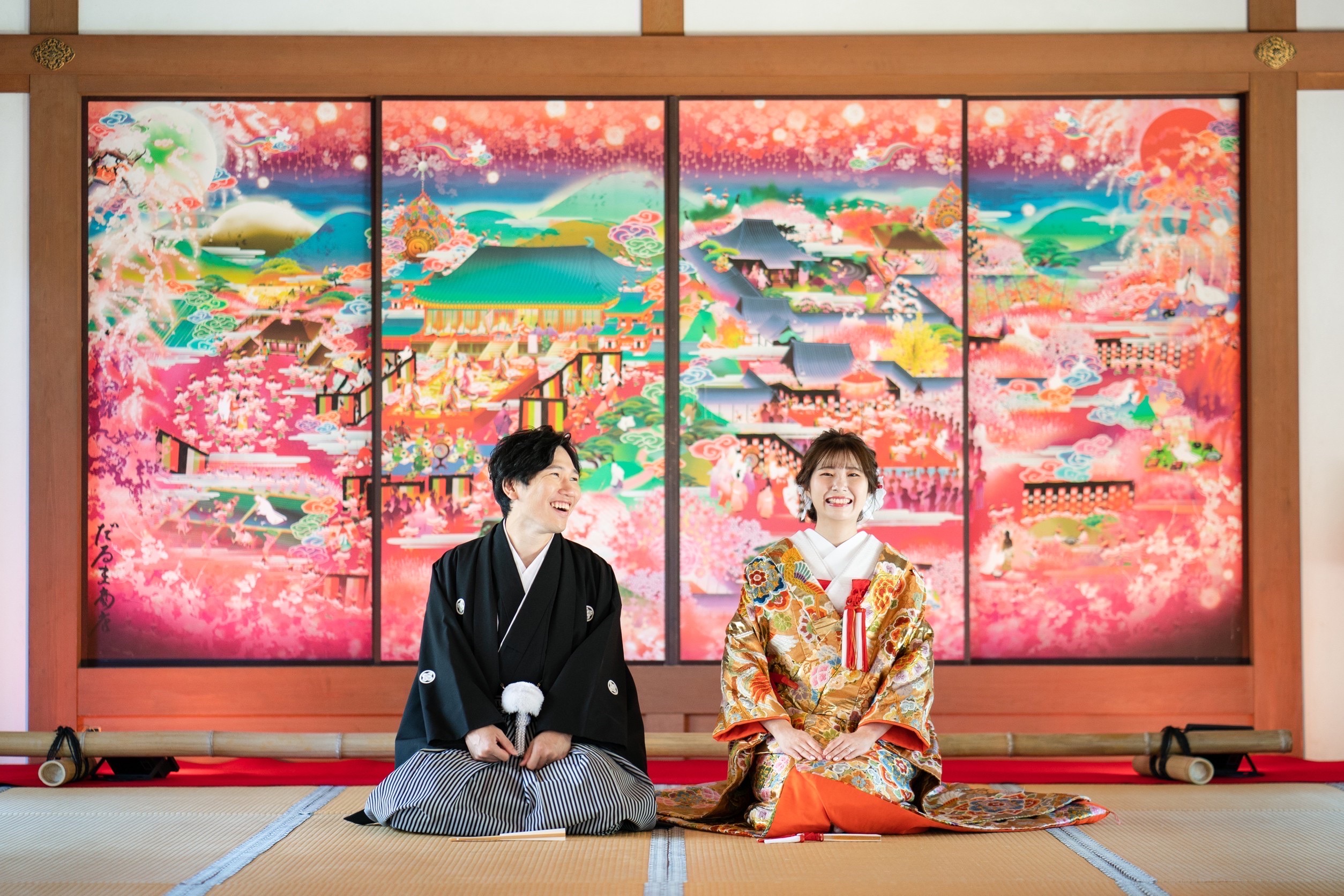 京都の隨心院で前撮り