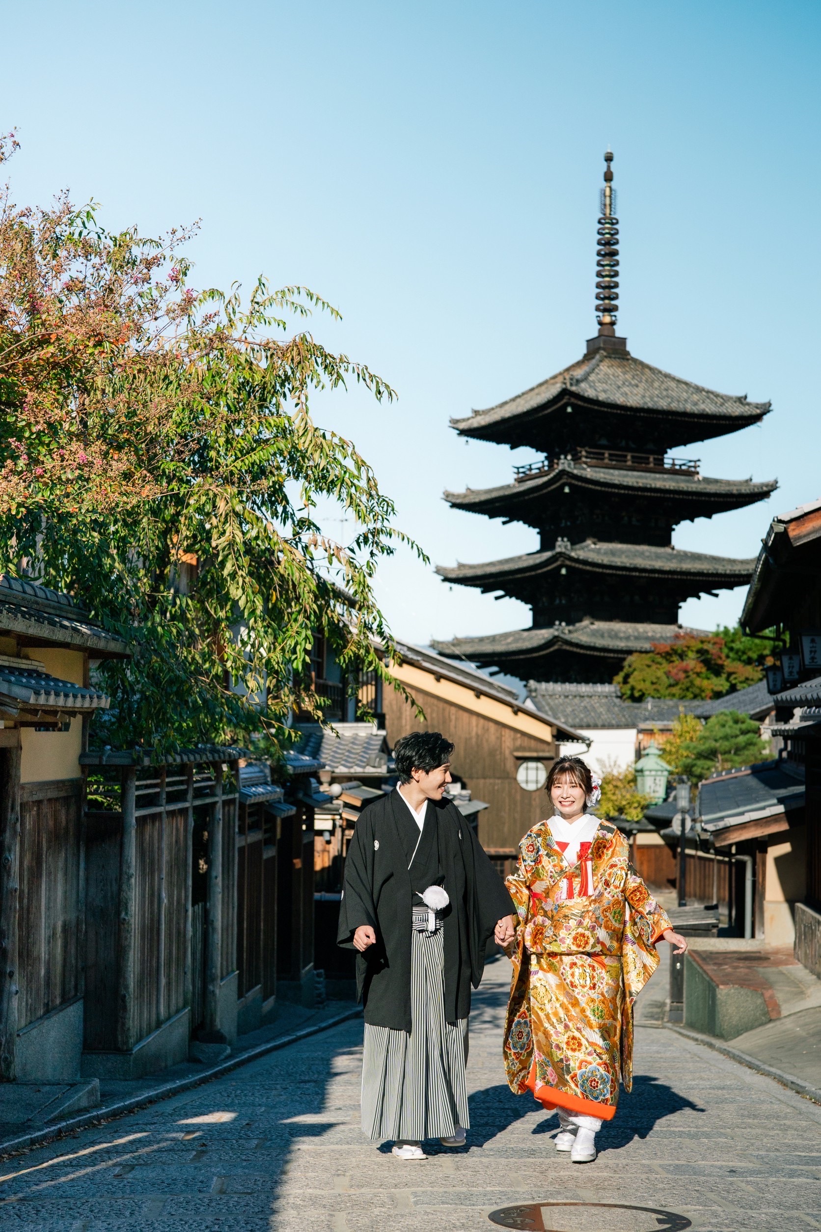 京都らしい場所で前撮り