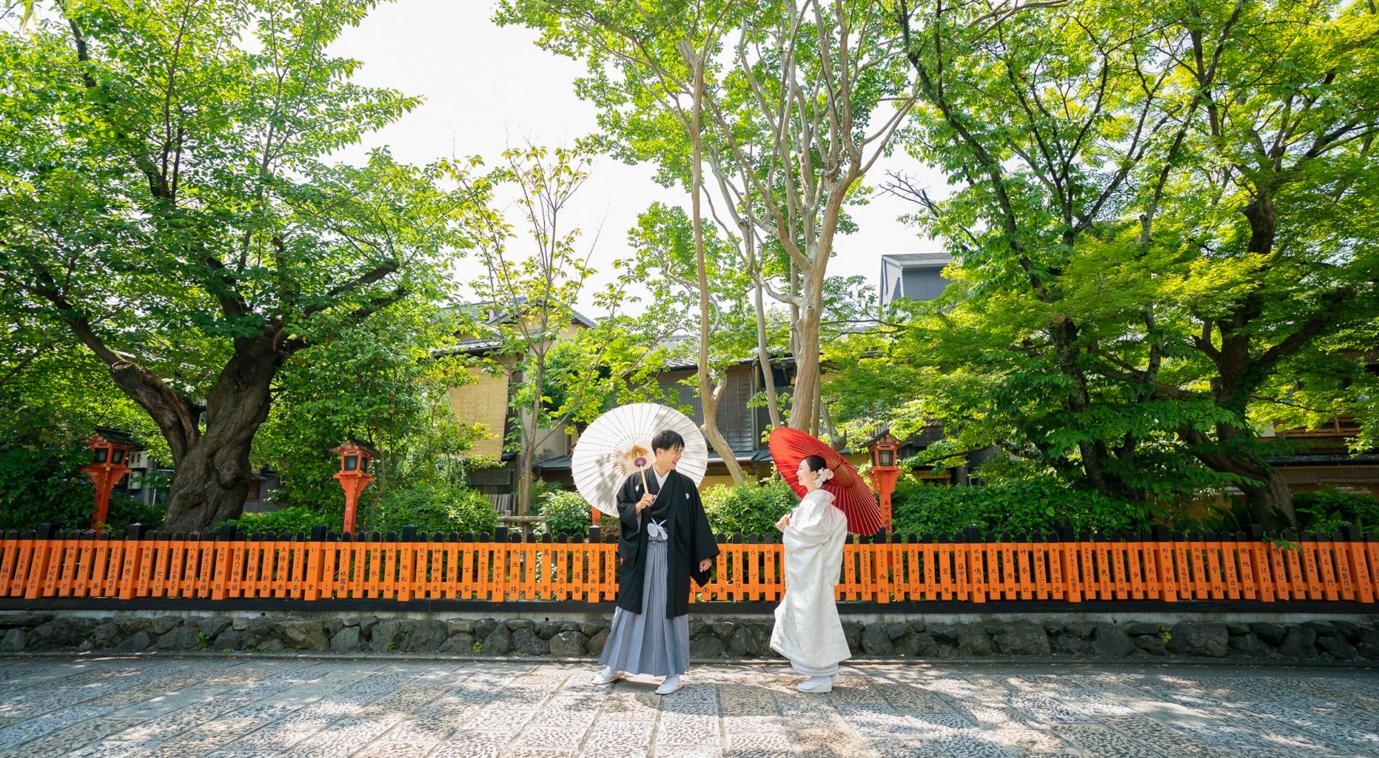 京都の祇園白川｜前撮り事例