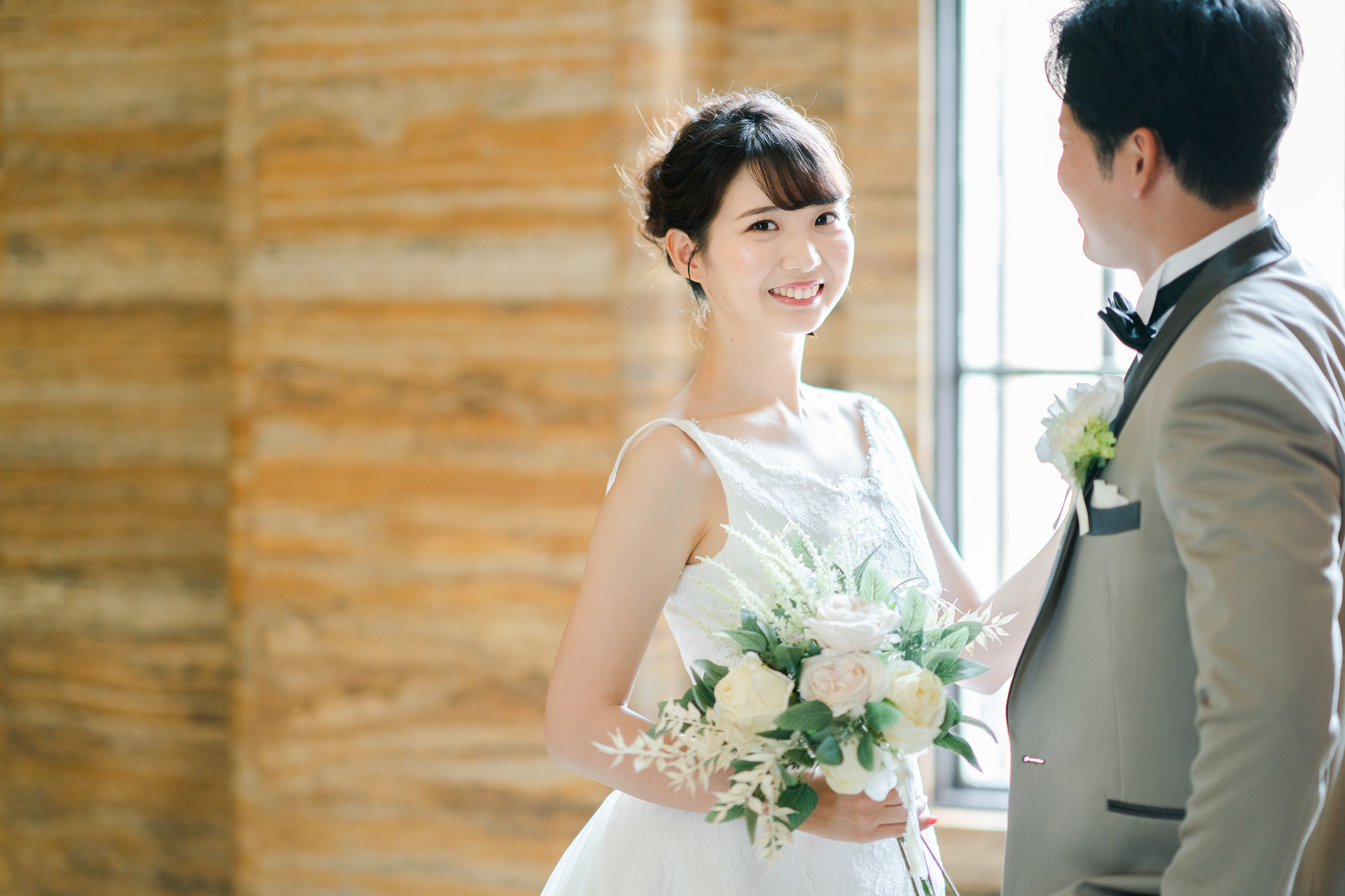 新婦様笑顔