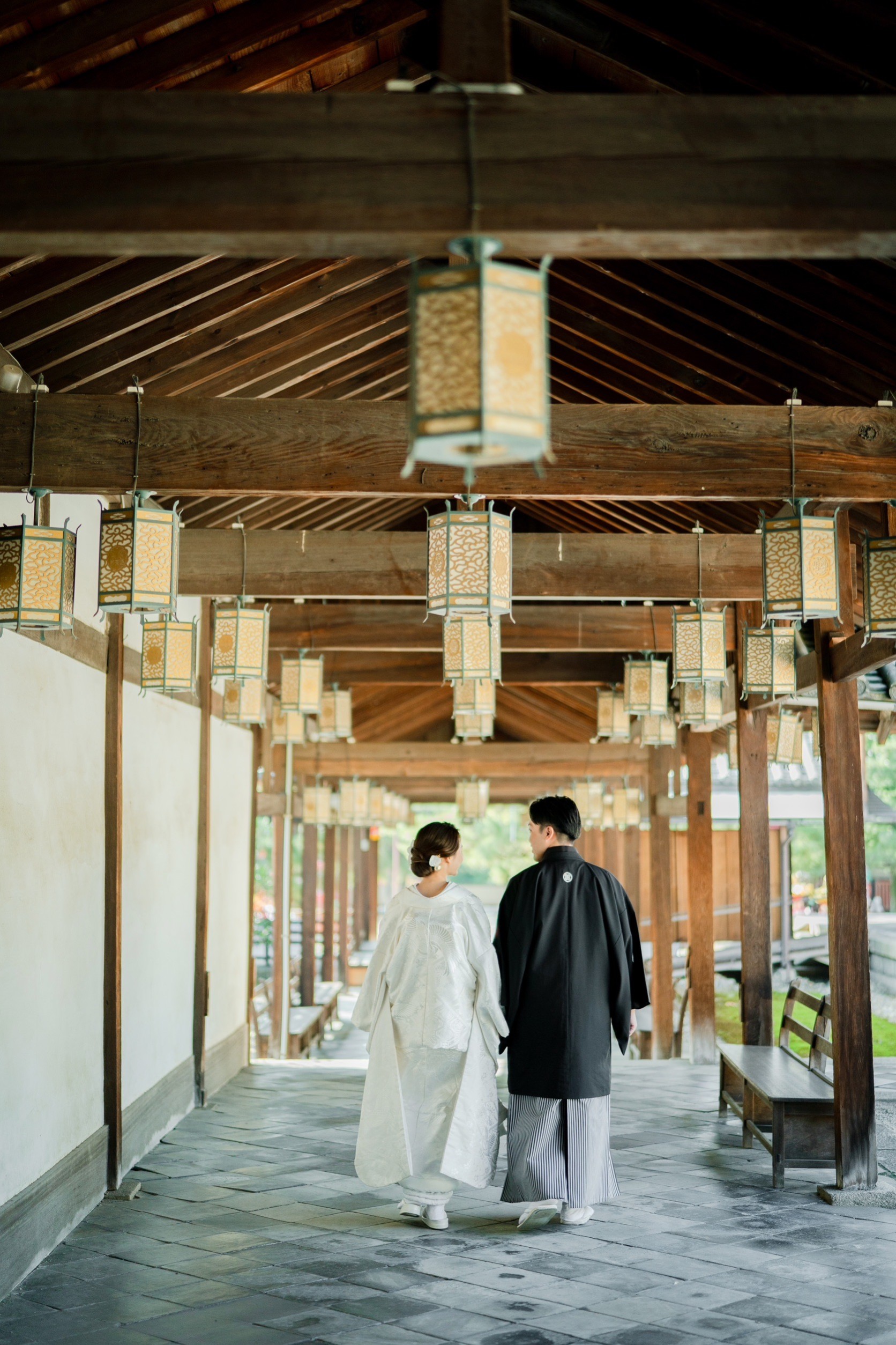萬福寺の廊下
