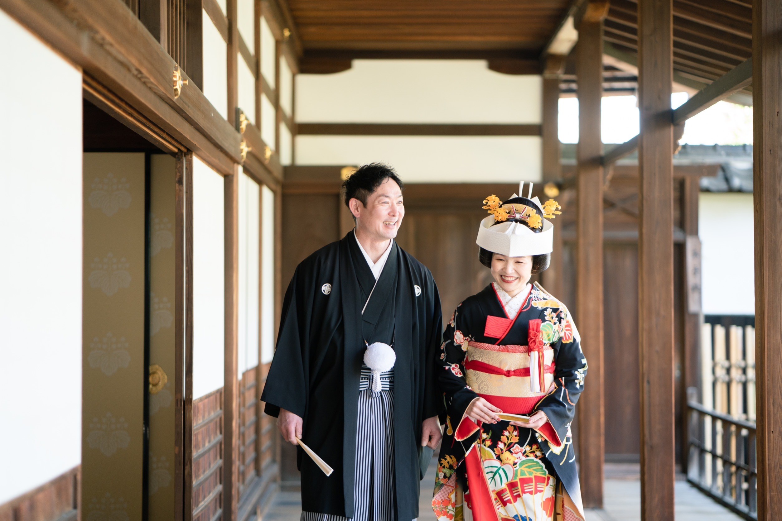 本法寺で和装前撮り事例