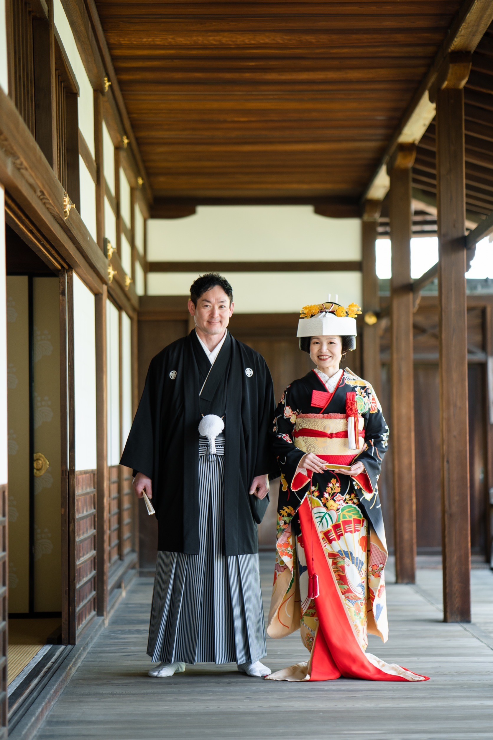 本法寺で和装前撮り事例