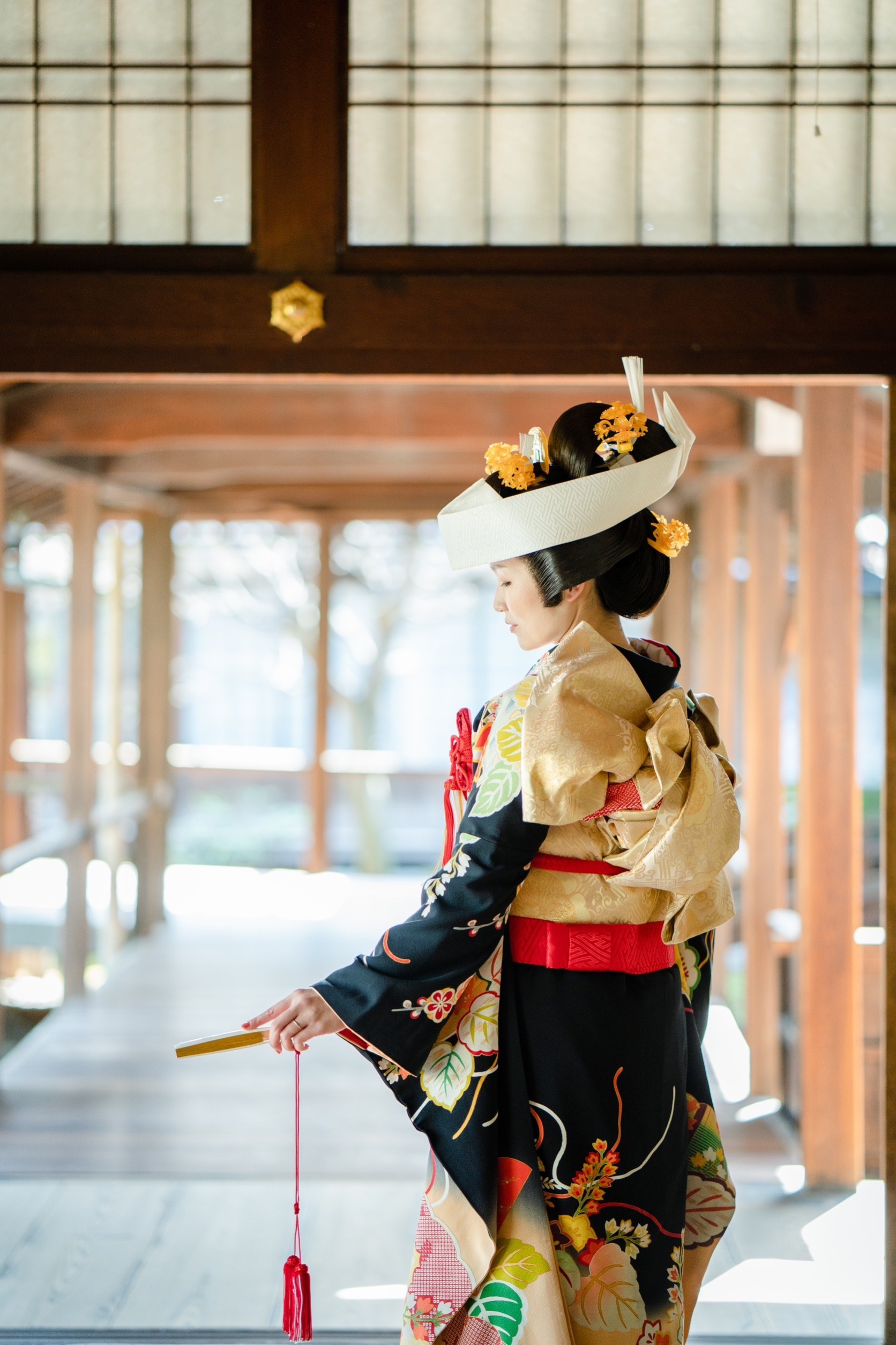 本法寺で和装前撮り事例