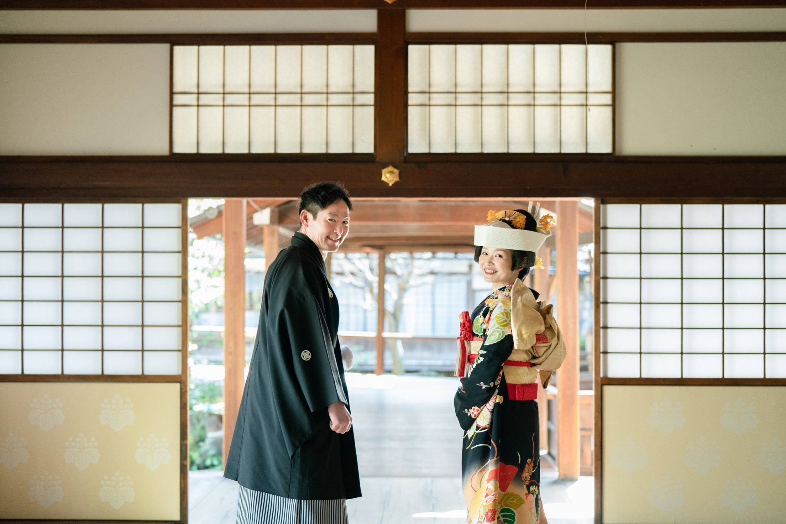 本法寺で和装前撮り事例