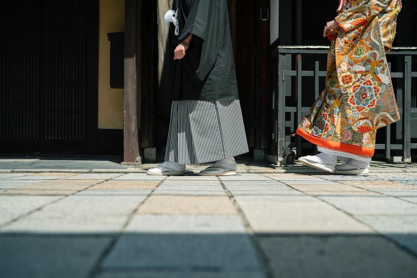 祇園前撮りで撮影した足元イメージ
