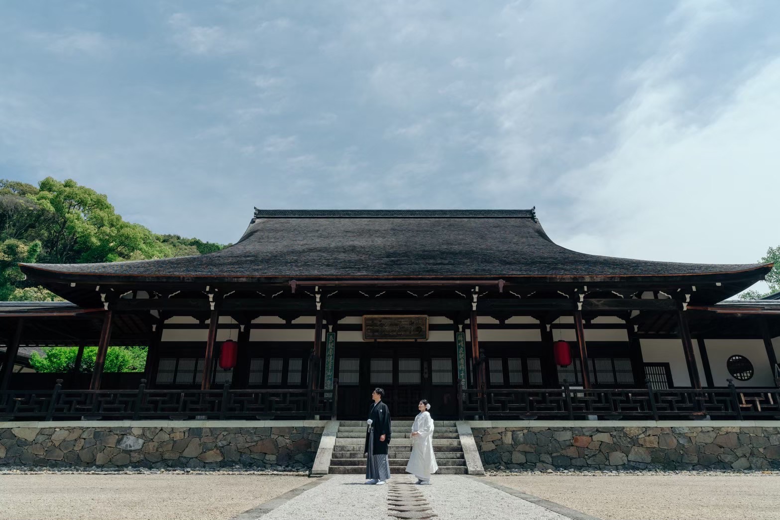 荘厳な萬福寺でフォトウェディング｜フォトグラファー川島