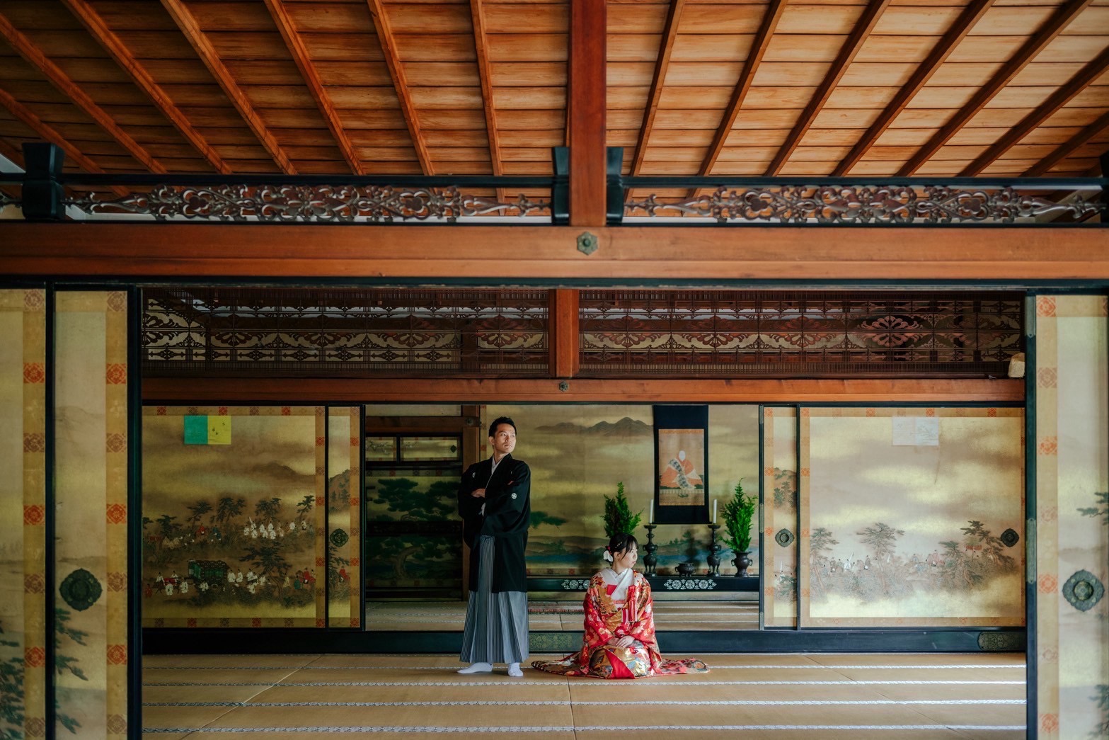 仁和寺の宸殿にて｜フォトグラファー川島