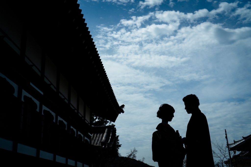 大覚寺前撮り「シルエット」