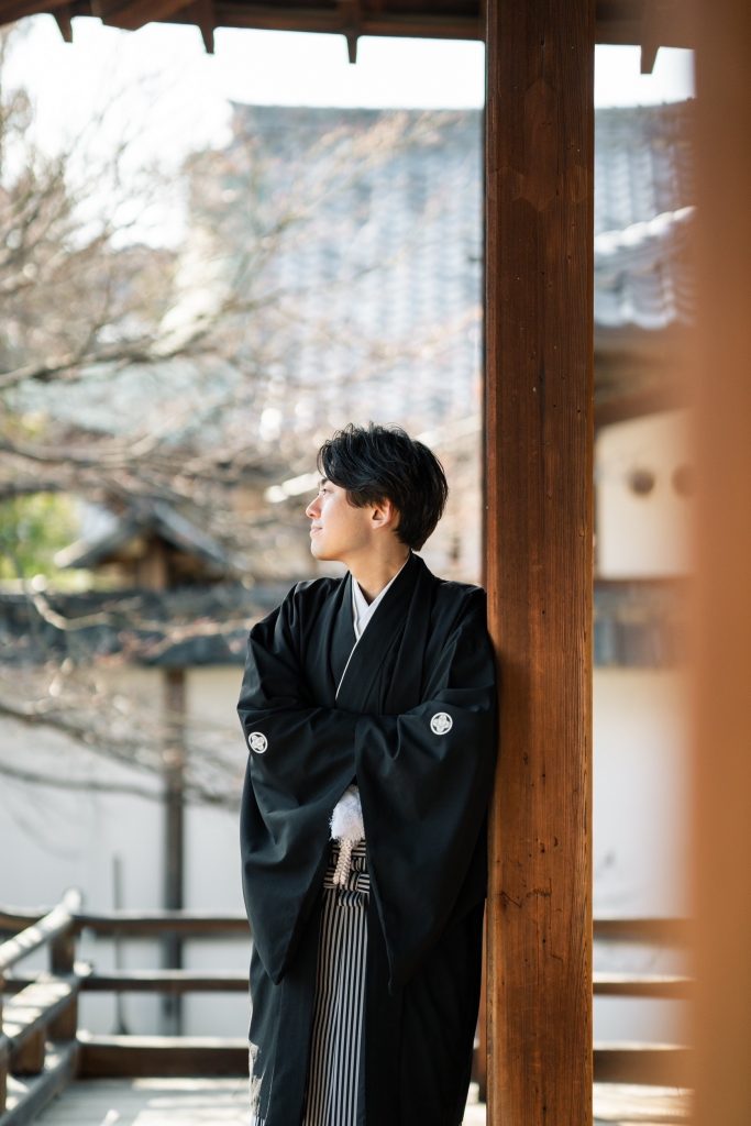 大覚寺前撮り「新郎様」