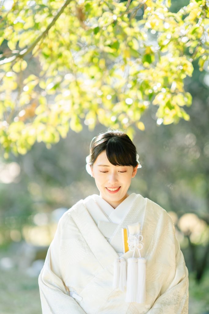 大覚寺前撮り「新婦様」