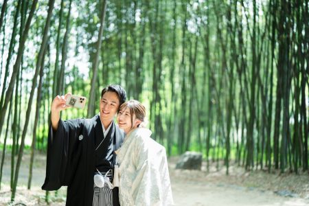 ナチュラルな感じの前撮りいめーじ