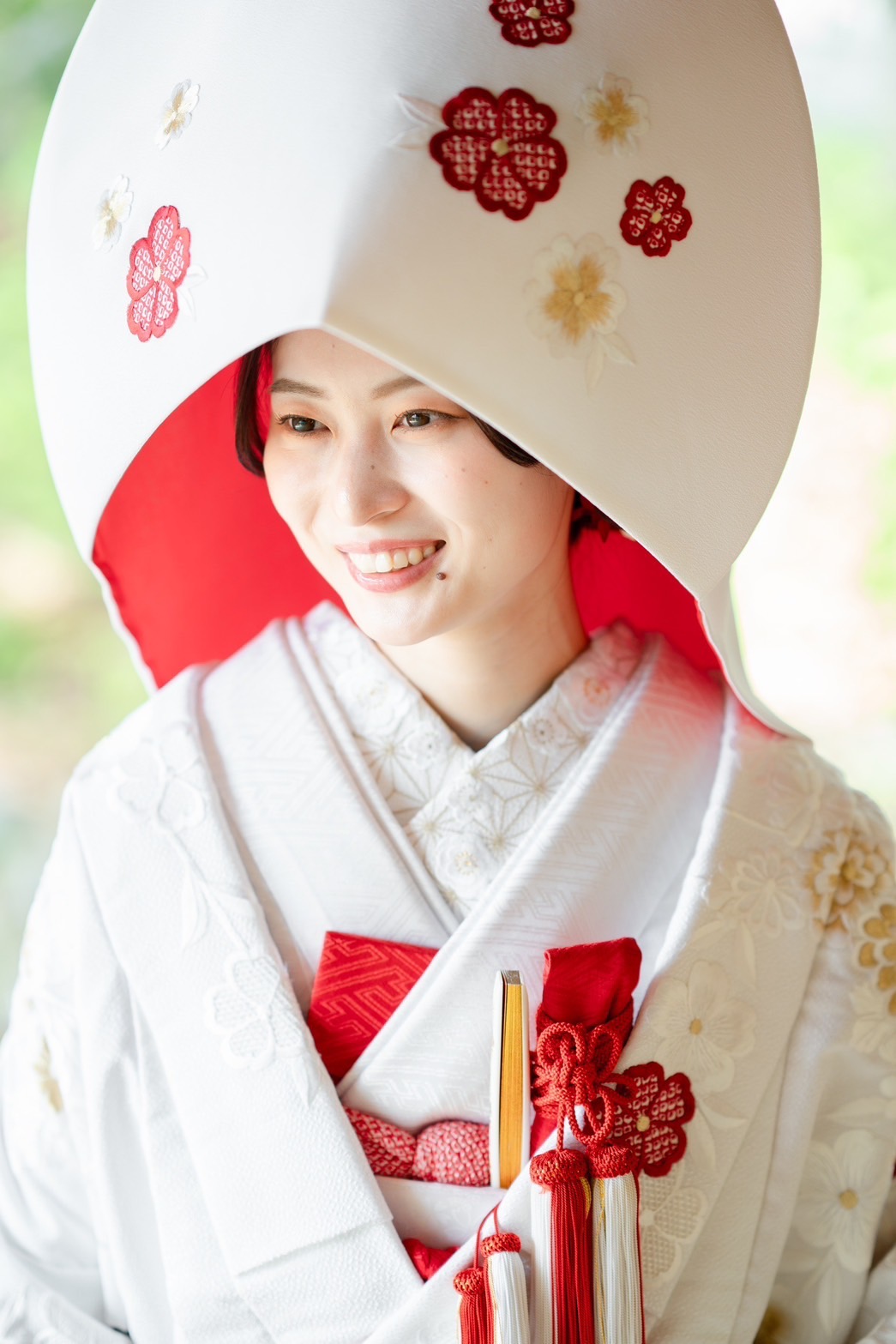 白無垢に綿帽子のイメージ