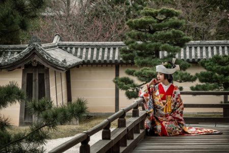 高級プランの和装前撮り