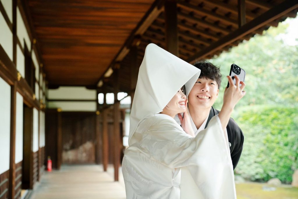 本法寺前撮り「自撮り」