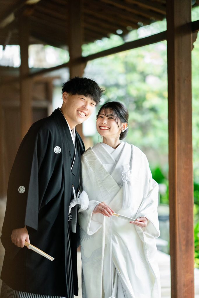 本法寺前撮り「新郎新婦」