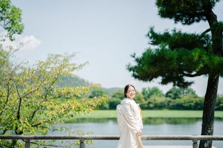 大覚寺前撮りイメージ（京都美翔苑）