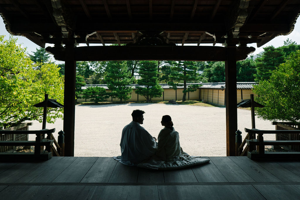 大覚寺前撮りイメージ（京都美翔苑）