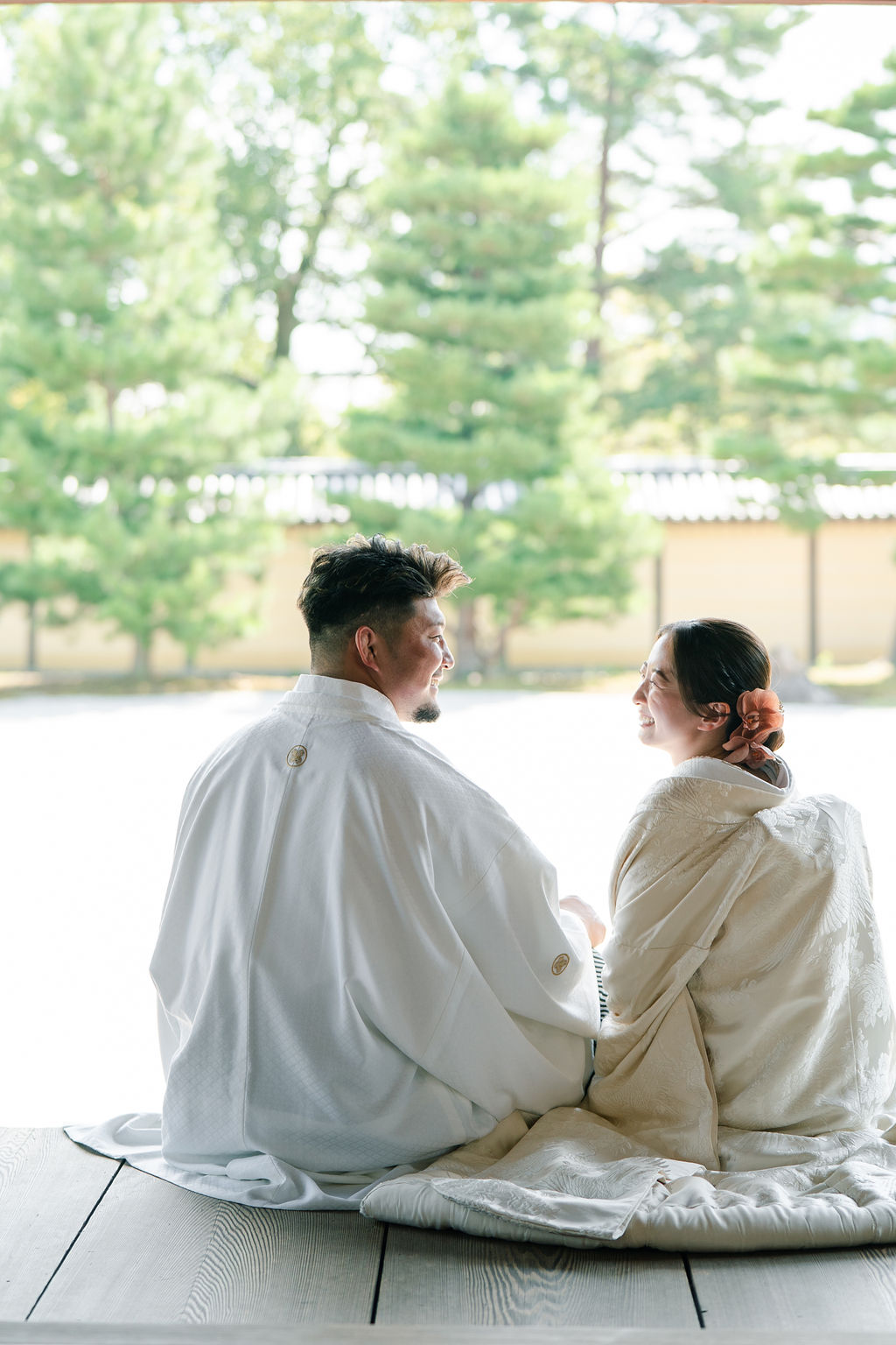 大覚寺前撮りイメージ（京都美翔苑）