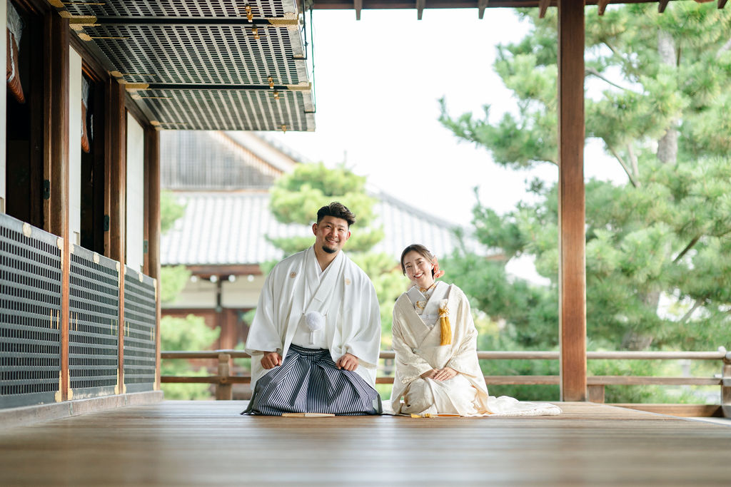 大覚寺前撮りイメージ（京都美翔苑）