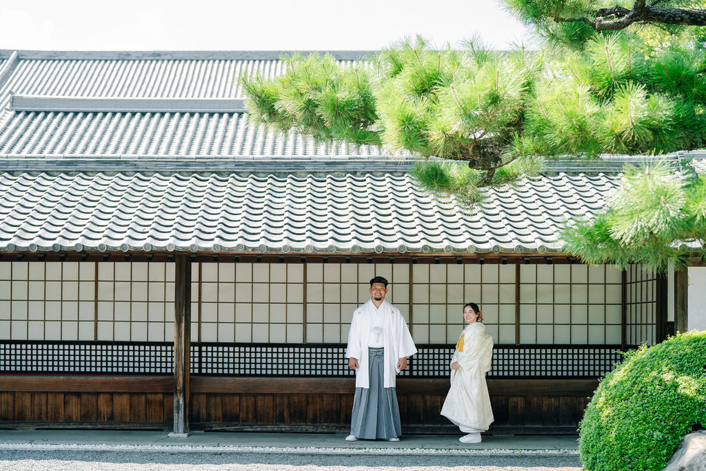 大覚寺前撮りイメージ（京都美翔苑）